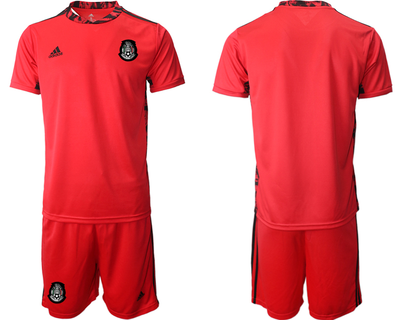 Men 2020-2021 Season National team Mexico goalkeeper red Soccer Jersey